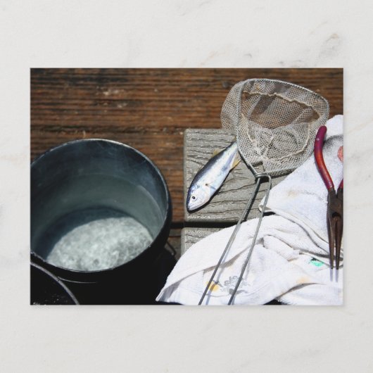 Vangst van vissers briefkaart (Voorkant)