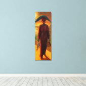 Vangst voor de avond canvas afdruk (Insitu (Houten vloer))