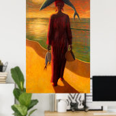 Vangst voor de avond poster (Thuiskantoor)