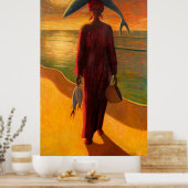 Vangst voor de avond poster (Keuken)