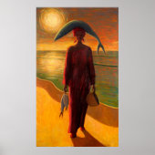 Vangst voor de avond poster (Voorkant)