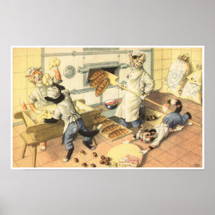 VANGSTEN: Ballyhoo bij de    BakersPoster Art Poster