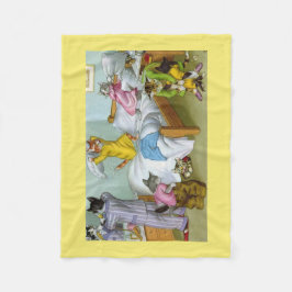 VANGSTEN: Bedlam in de bedtijd - Vleekzak Fleece Deken