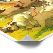 VANGSTEN: een Poster met een wildscooter (Hoek)