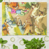 VANGSTEN: Een Wilde Scooter Ride - Thea Towel Theedoek (Gevouwen)