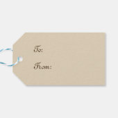  VANGSTEN EN HONDEN, Label met kerstcadeau Cadeaulabel (Achterkant Horizontaal)