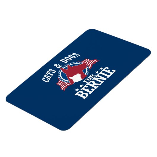 VANGSTEN EN HONDEN VOOR BERNIE SANDERS MAGNEET (Linkerzijde)