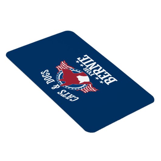 VANGSTEN EN HONDEN VOOR BERNIE SANDERS MAGNEET (Rechterzijde)