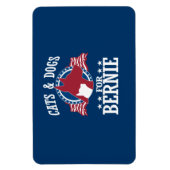 VANGSTEN EN HONDEN VOOR BERNIE SANDERS MAGNEET (Verticaal)