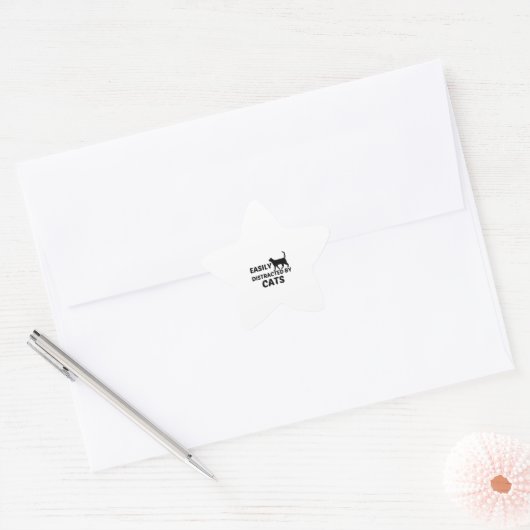 VANGSTEN GEMAKKELIJK AFGESCHEIDEN STER STICKER (Envelop)