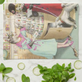 VANGSTEN: Kaart die Chaos koopt - Tea Towel Theedoek (Gevouwen)