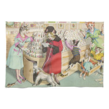 VANGSTEN: Kaart die Chaos koopt - Tea Towel
