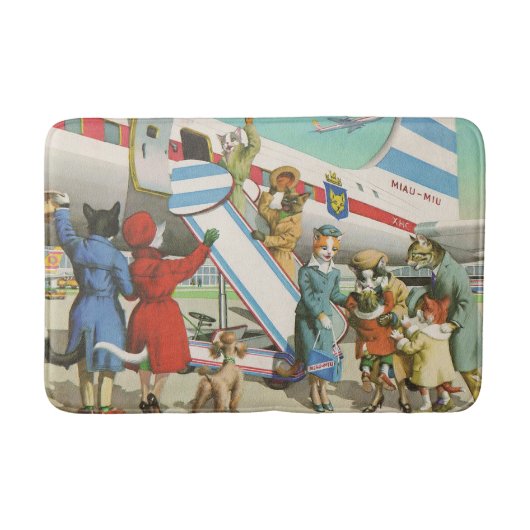 VANGSTEN: Katten' Bon Voyage - Bath Mat (Voorkant)