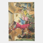 VANGSTEN: Ramp op de trein - Theedoek (Verticaal)