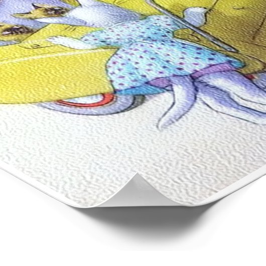 VANGSTEN: Twee keer het probleemloze Poster kunsts (Hoek)