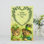 VANGSTEN VAN DE DAG VAN DE KATRICK VAN DE OUDE FUN BRIEFPAPIER (Staand voorkant)