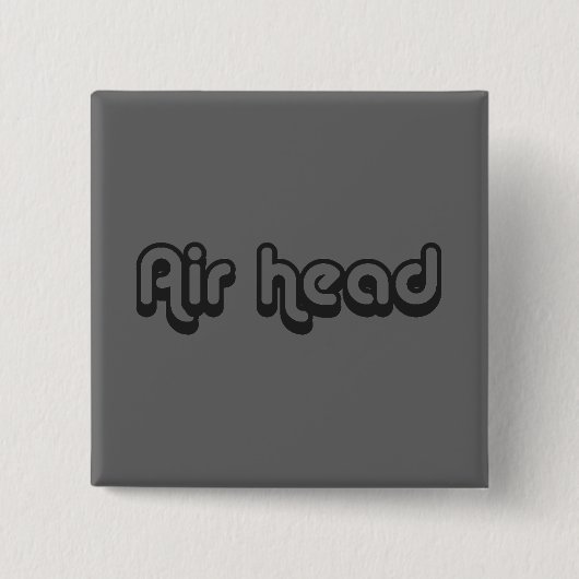 Vangstfase van 80 Airhead op een vierkante knop Button 5,1 Cm (Voorkant)