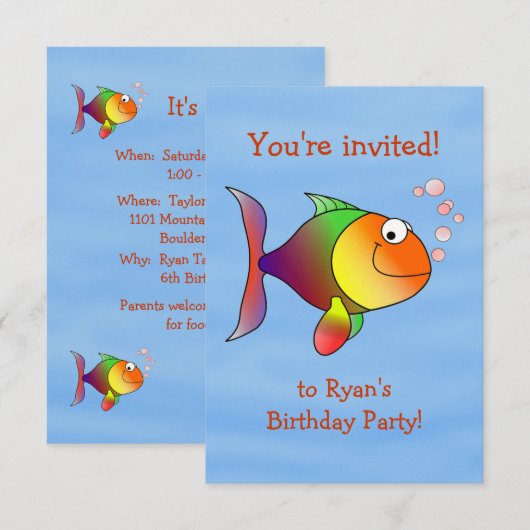 Vangstfeest Kaart (Voorkant / Achterkant)