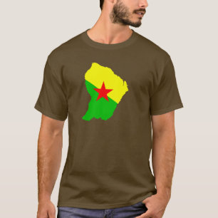 Vangstkaart FRENCH Guiana T-shirt