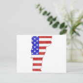 Vangstkaart van de Amerikaanse vlag "silhouette" Briefkaart (Staand voorkant)