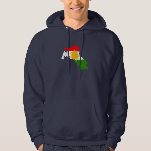 Vangstkaart van Koerdistan Hoodie (Voorkant)