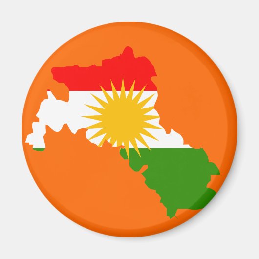 Vangstkaart van Koerdistan Magneet (Voorkant)