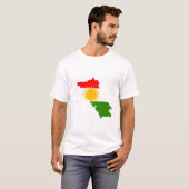 Vangstkaart van Koerdistan T-shirt (Voorkant volledig)