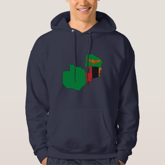 Vangstkaart van Zambia Hoodie (Voorkant)