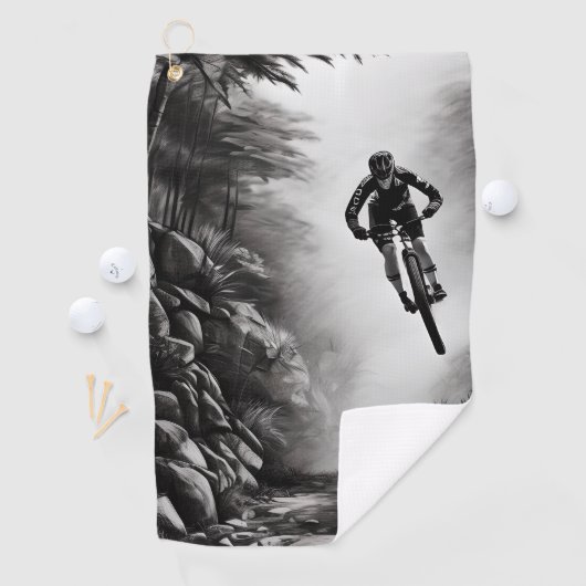 Vangstlucht - Bergbakketzak voor digitale micropos Golfhanddoek (Insitu)