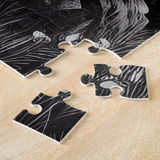 Vangstlucht - Bergbakketzak voor digitale micropos Legpuzzel (Zijkant)