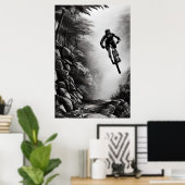 Vangstlucht - Bergbakketzak voor digitale micropos Poster (Thuiskantoor)