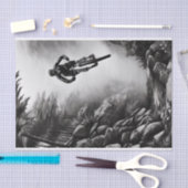 Vangstlucht - Bergbakketzak voor digitale micropos Tissuepapier (Craft)