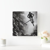 Vangstlucht - Bergbakketzak voor digitale micropos Vierkante Klok (Huis)