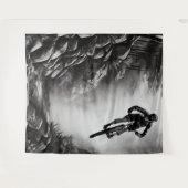 Vangstlucht - Bergbakketzak voor digitale micropos Wandkleed (Voorkant (horizontaal))