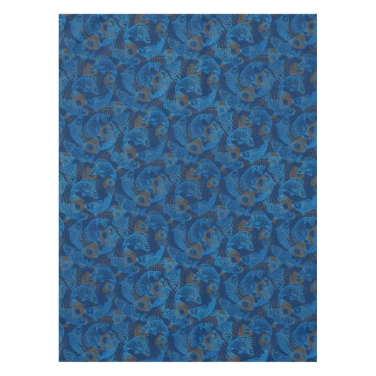 Vangstpatroon 01 Verborgen botten.B DRed BG Tafelkleed (Voorkant)