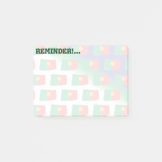 Vangstpatroon Portugal Post-it® Notes (Voorkant)
