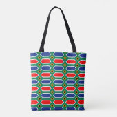 Vangstpatroon Zuid-Afrika Tote Bag (Achterkant)
