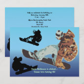 Vangstuituitnodiging via de lucht kaart (Voorkant / Achterkant)