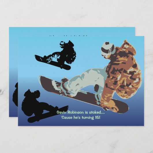 Vangstuituitnodiging via de lucht kaart (Voorkant / Achterkant)