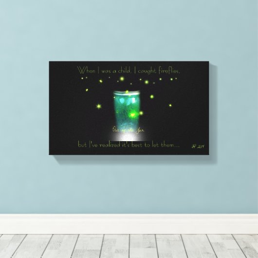 Vangstvaten Canvas Afdruk (Insitu (Houten vloer))