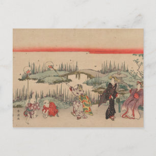 Vangstvaten (kleurhoutdoorsnede) briefkaart