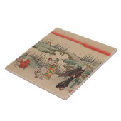 Vangstvaten (kleurhoutdoorsnede) tegeltje (Zijkant)