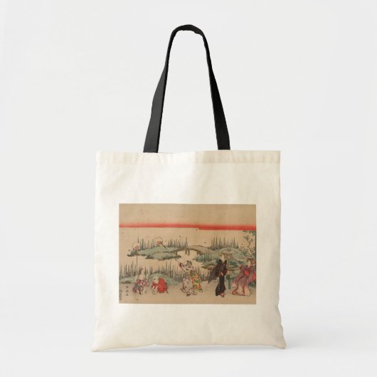 Vangstvaten (kleurhoutdoorsnede) tote bag (Voorkant)