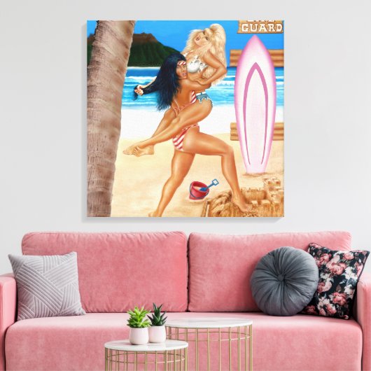 VANGSTVEILIGHEID VAN DE OVERGANGSPIEGELS CANVAS AFDRUK (Insitu (Woonkamer))