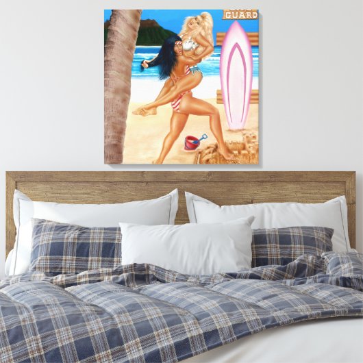VANGSTVEILIGHEID VAN DE OVERGANGSPIEGELS CANVAS AFDRUK (Insitu (Slaapkamer))