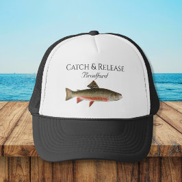 Vangstvisserij forel trucker pet
