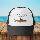 Vangstvisserij forel trucker pet