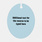 Vangstvliegtuig - Snowboarder in rood pet - jouw t Metalen Ornament (Achterkant)