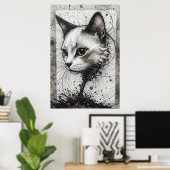 Vanguard Cat Poster (Thuiskantoor)