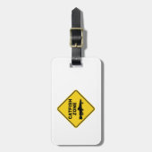 Vangvisgebied Bagagelabel (Voorkant verticaal)